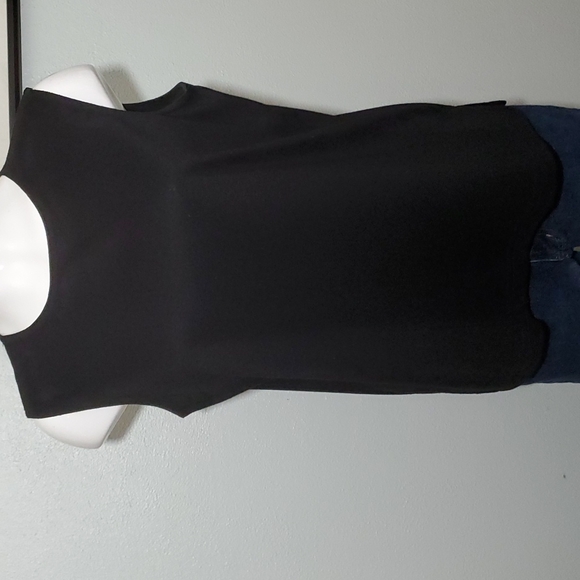 Women's Black Tank Top- EUC- Sz Large - Picture 1 of 13